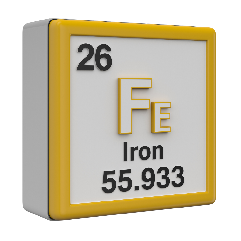 Fe Iron periodic table element symbol Houston Texas